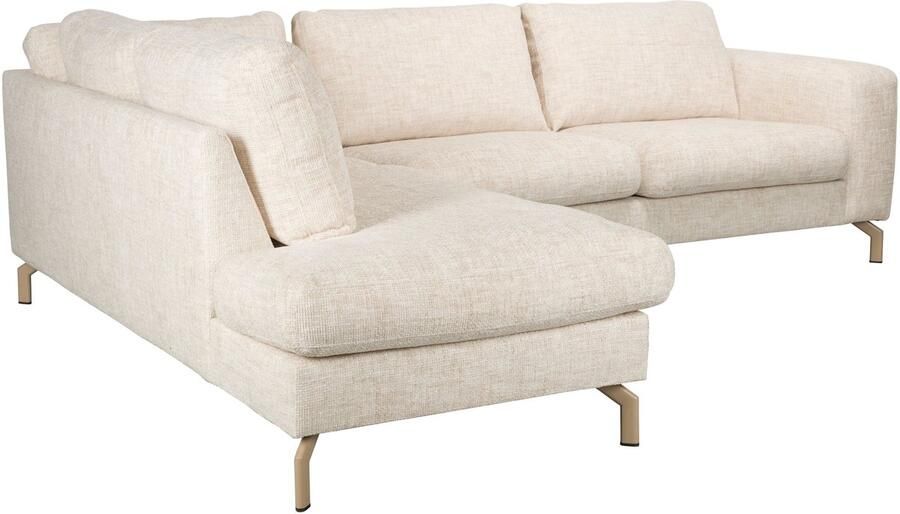 Housecraft living Glen 4 5-Zitsbank Hoekbank Links Beige