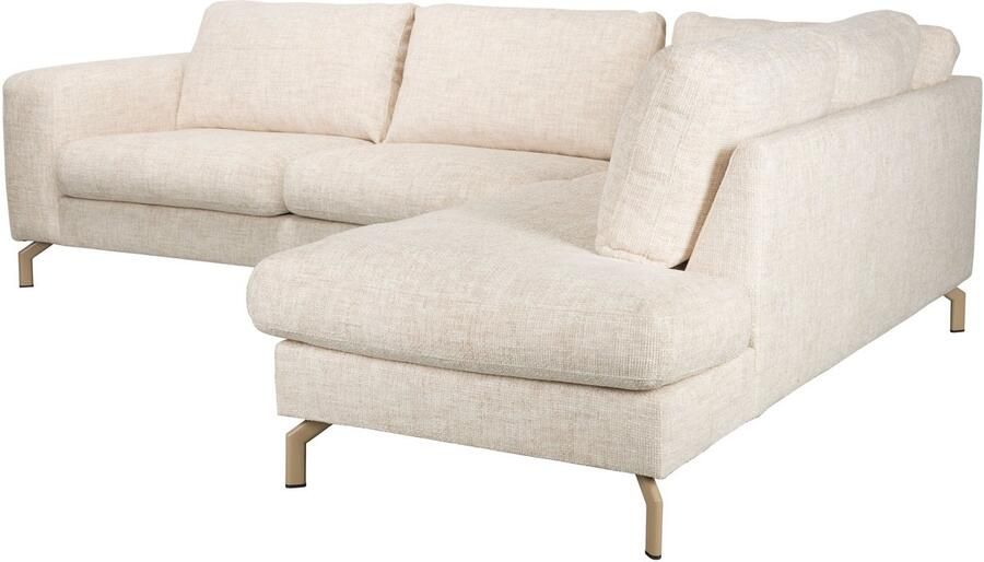 Housecraft living Glen 4 5-zitsbank Hoekbank Rechts Beige