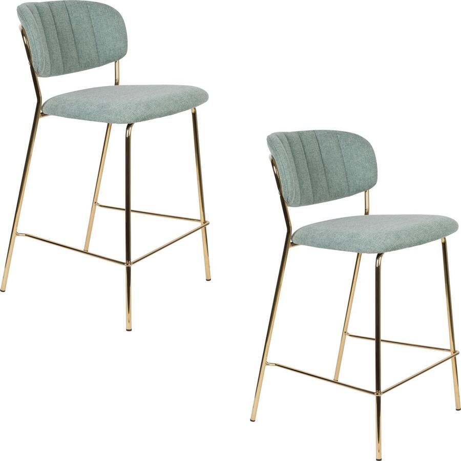 Housecraft Living Housecraft Jolien Kruk Gold Lichtgroen Set van 2