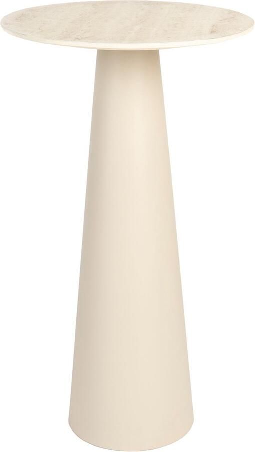 Housecraft Living Housecraft Joya Bijzettafel Travetin-Look 40x40 cm Hoog Beige