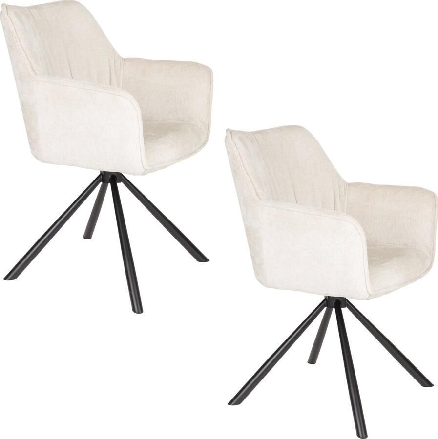 Housecraft living Feliz Lifestyle Kodak Eetkamerstoelen Set van 2