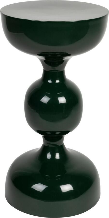 Housecraft living Feliz Lifestyle Lars Bijzettafel Rond Metaal 31x 31 cm Groen