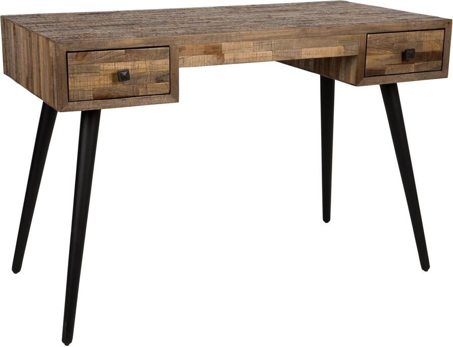 Housecraft Living Housecraft Leo Bureau Secretaire Teak Hout 113x55 5 Bruin - Foto 3