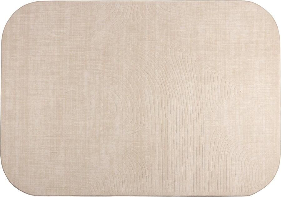 Housecraft living Lignes Vloerkleed 160X230 cm Laagpolig Beige