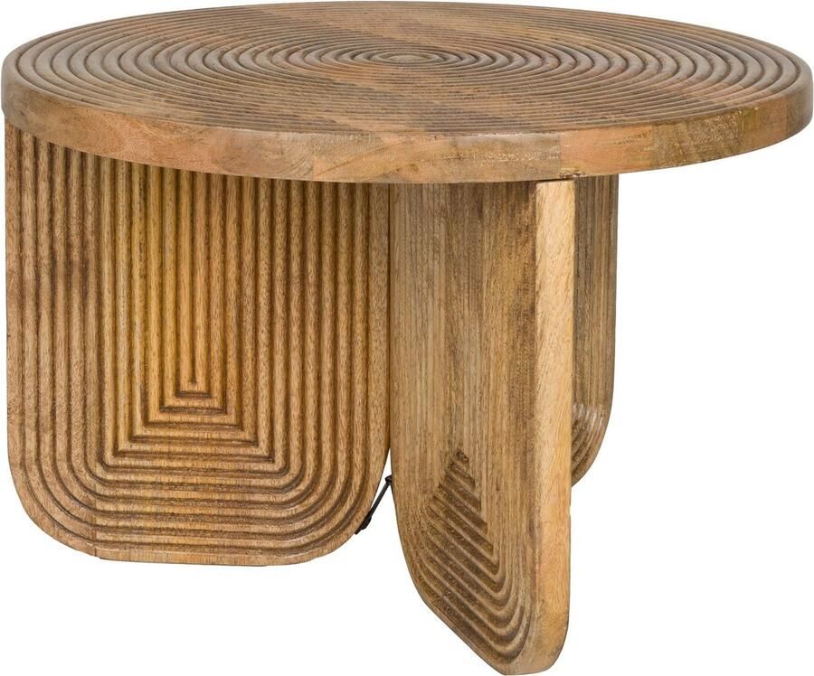 Housecraft living Feliz Lifestyle Maeze Salontafel Hout Rond 60 cm Bruin