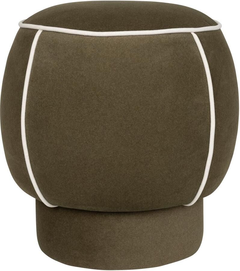 Housecraft Living Marina Poef Rond 45 cm Groen
