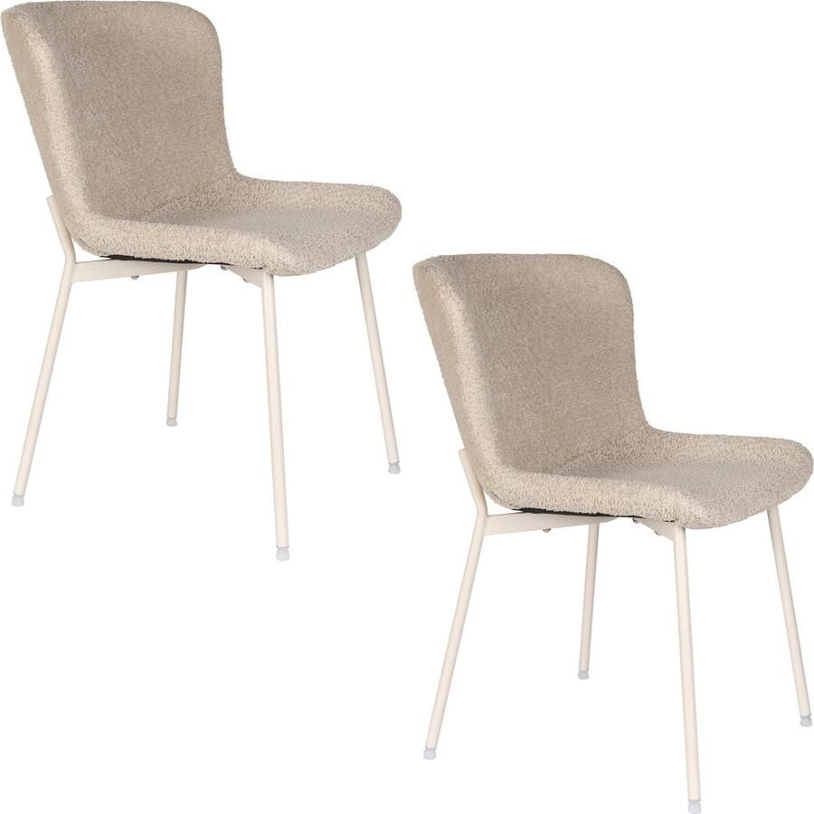 Housecraft Living Housecraft Marion Eetkamerstoelen Off -White Set van 2
