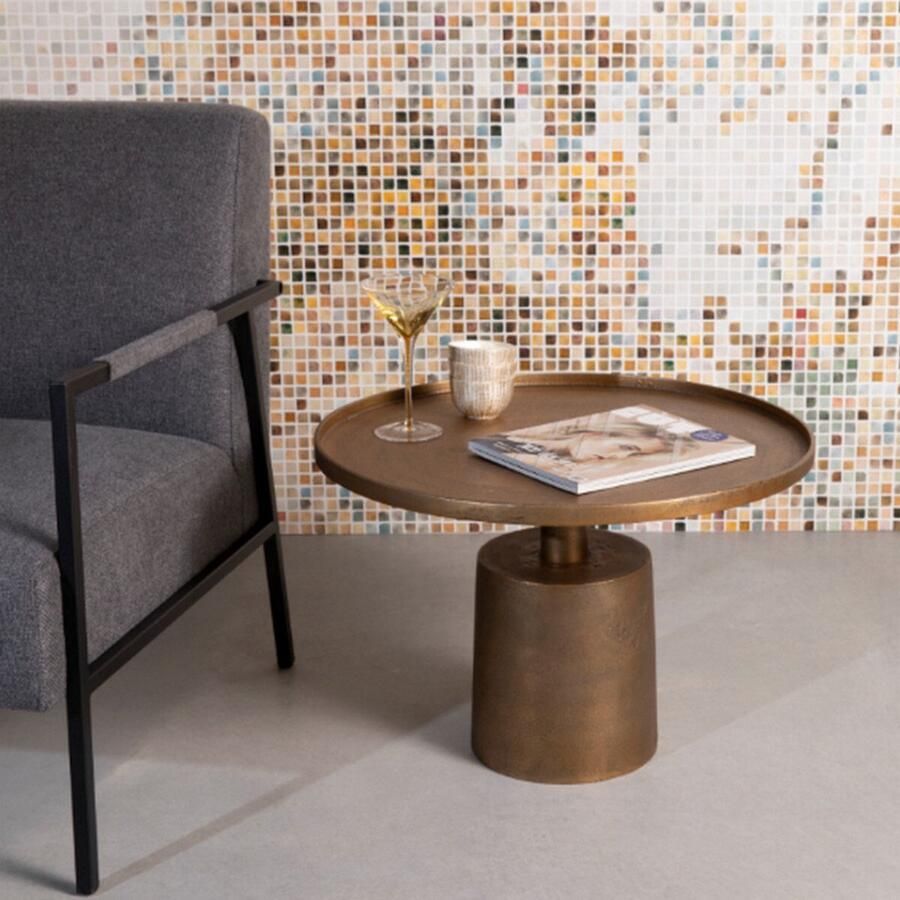 Housecraft Living Housecraft Mason Salontafel Rond Metaal 60x 60 cm Zwart - Foto 2