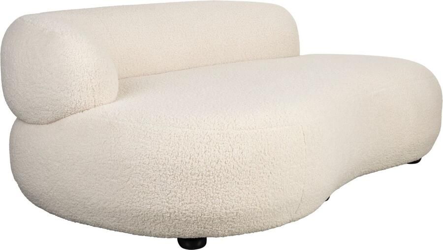 Giga Meubel Bank 3-Zits Stof Wit Zitdiepte 75cm 185x115x73cm Noxx - Foto 2