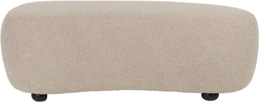 Giga Meubel Hocker Noxx 46x120x41 cm Polyester Beige