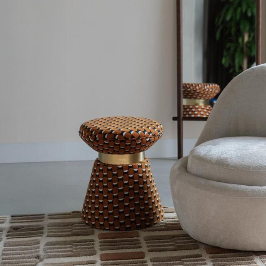 Housecraft living Feliz Lifestyle Pin Poef Kruk Blauw