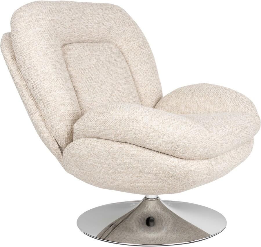 Housecraft living Romy Fauteuil Draaibaar Taupe