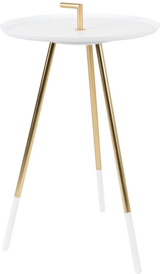Housecraft Living Housecraft Rumbi Bijzettafel Goud Wit - Foto 5