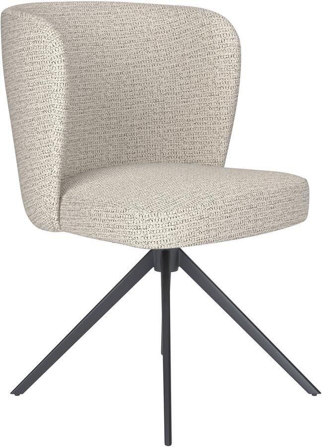 Housecraft Living Giga Meubel Eetkamerstoel Grijs|Naturel Draaibaar Stan