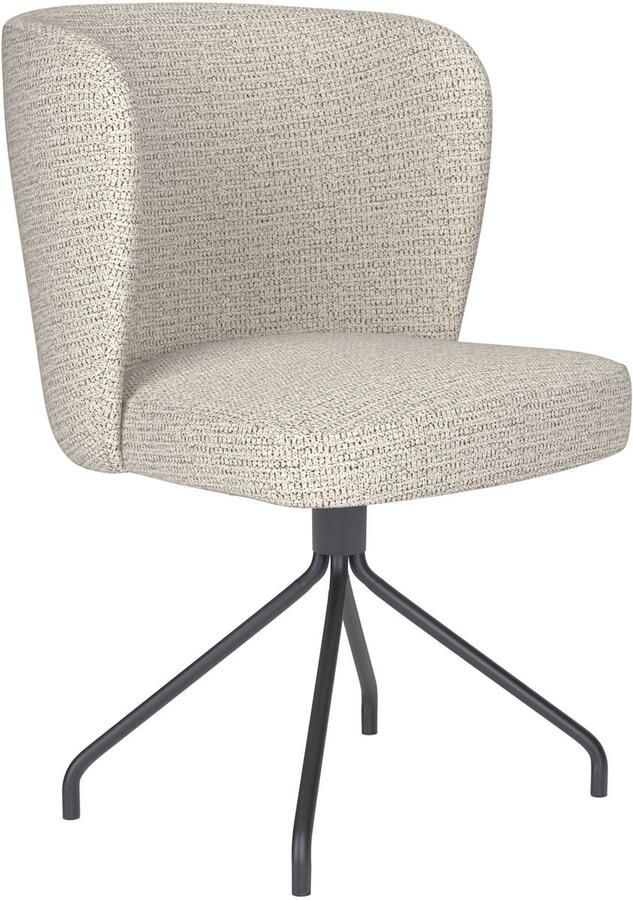 Housecraft living Stan Eetkamerstoel Draaibaar Metaal Spider Off-White Beige