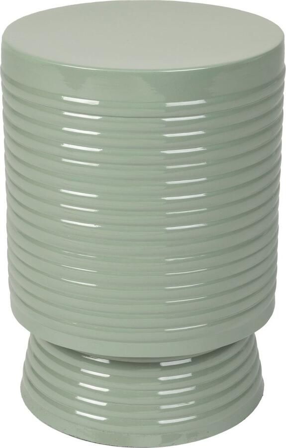 Housecraft living Feliz Lifestyle Sven Bijzettafel Rond Metaal 25x25 (S) cm Groen