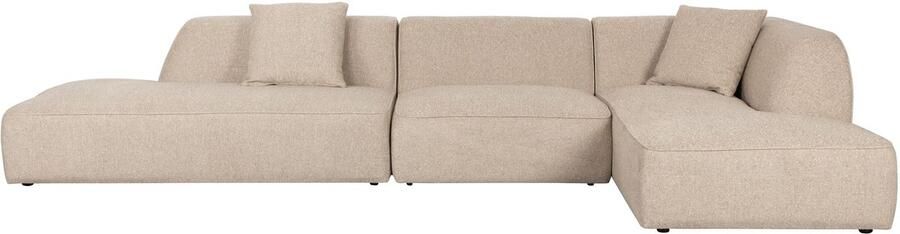 Housecraft living Tanja 4 5-Zitsbank Hoekbank Rechts Beige - Foto 3