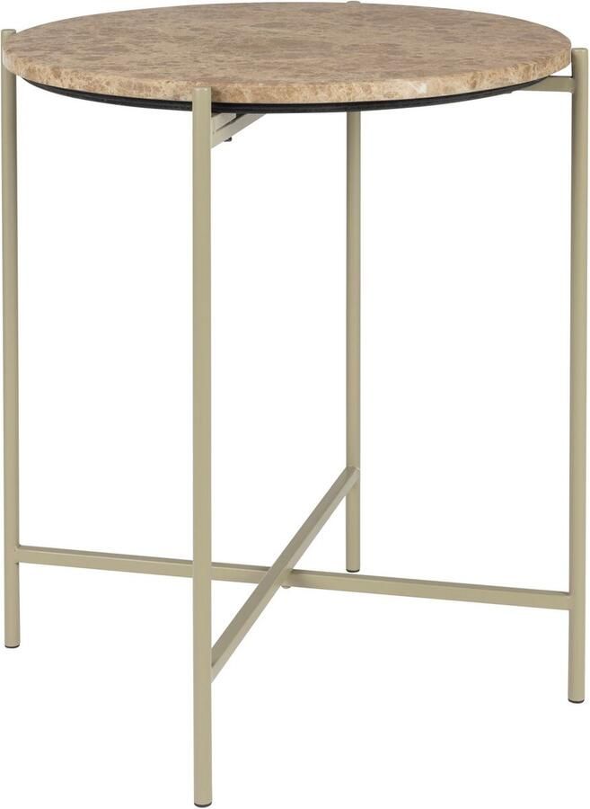 Housecraft Living Housecraft Tooz bijzettafel Rond 45 cm Marmer Beige - Foto 2