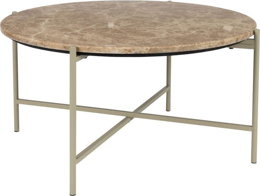 Housecraft Living Housecraft Tooz bijzettafel Rond 60 cm Marmer Beige