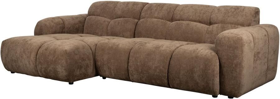 Housecraft living Vento 3 5-Zitsbank Links Bruin