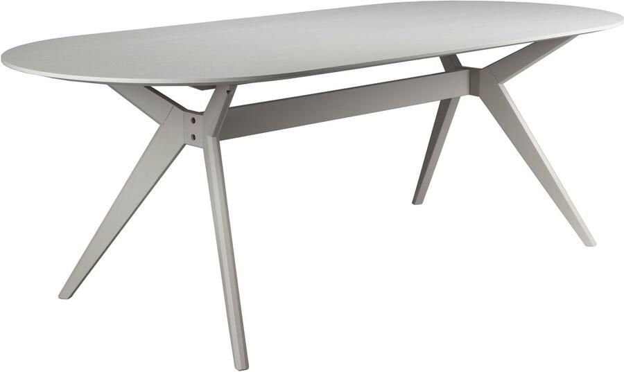 Housecraft living Zeme Eetkamerstafel Ovaal 220x95 cm Hout Beige