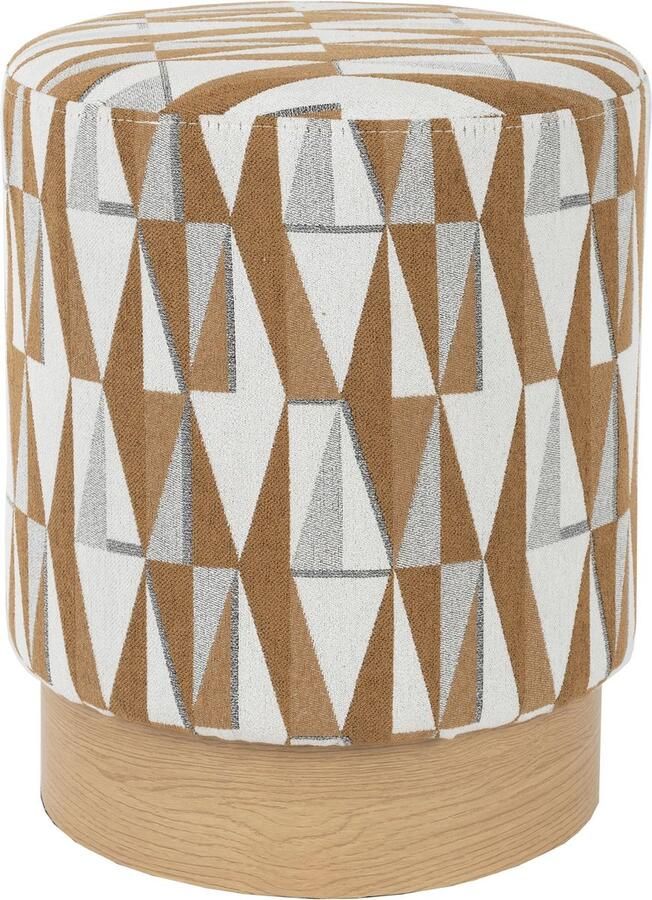 Housecraft living Feliz Lifestyle Ziggy Poef Kruk Beige - Foto 2