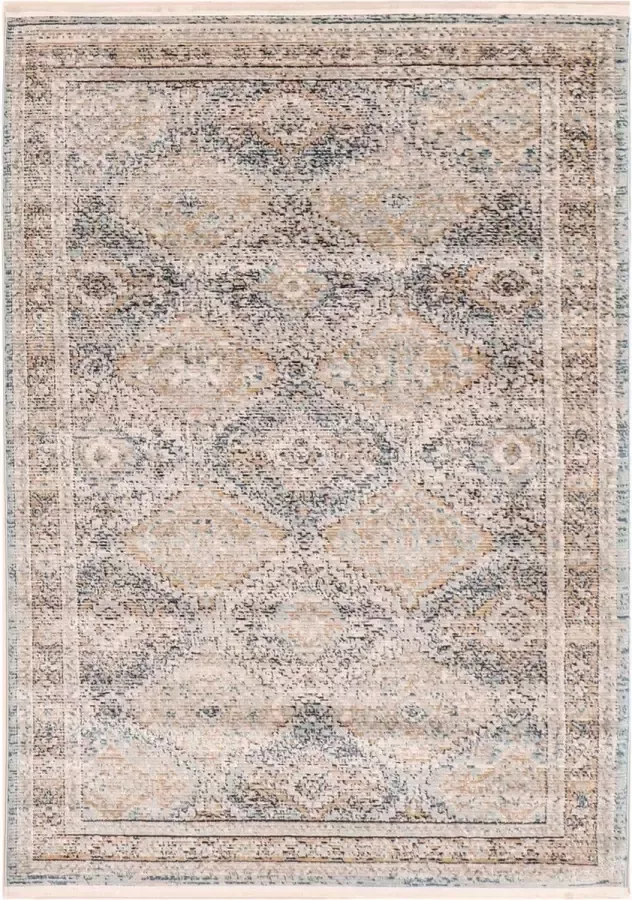 Houseify Tapijt Rhapsody Blauw Taupe 180 x 120 cm