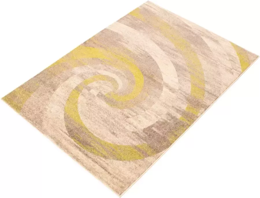 Houseify Vloerkleed Cora Ivoor Groen 170 x 120 cm