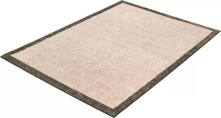 Houseify Vloerkleed Sisal Klassiek Zilver Zwart 310 x 240 cm