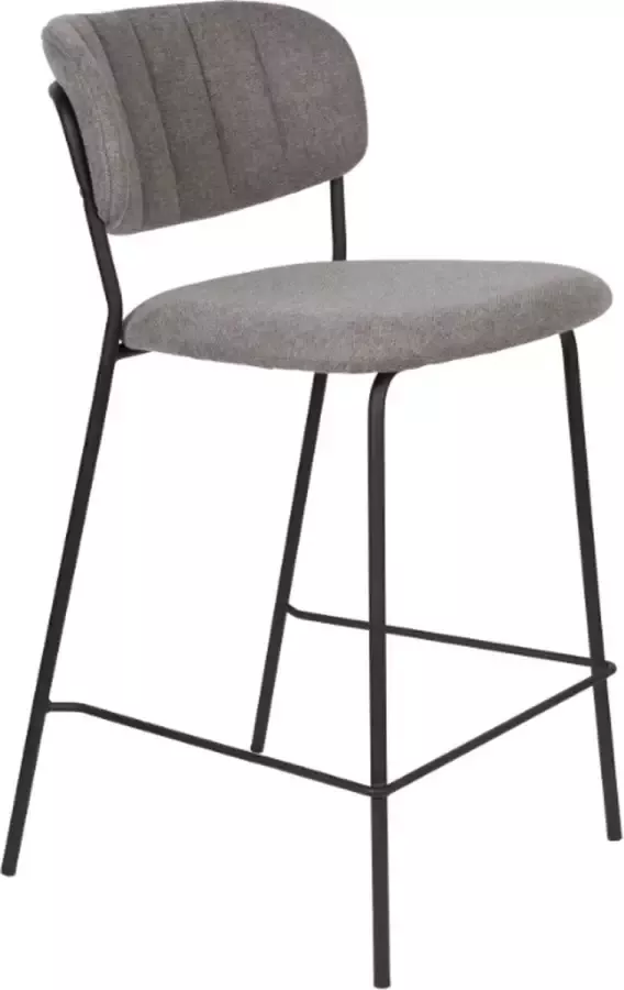 Houselabel Counter stool josefien (set van 2) Black Grey Krukken