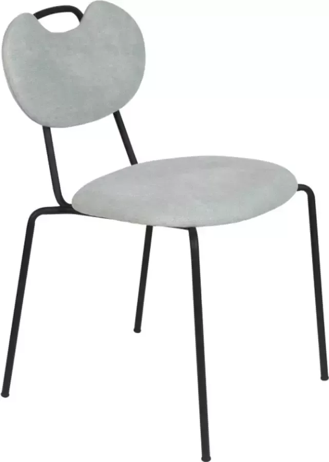 Houselabel Chair afren black (set van 2) Light green Stoelen