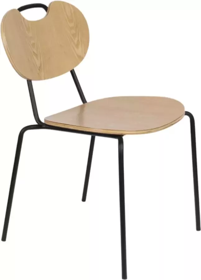 Houselabel Chair afren wood (set van 2) Natural Stoelen