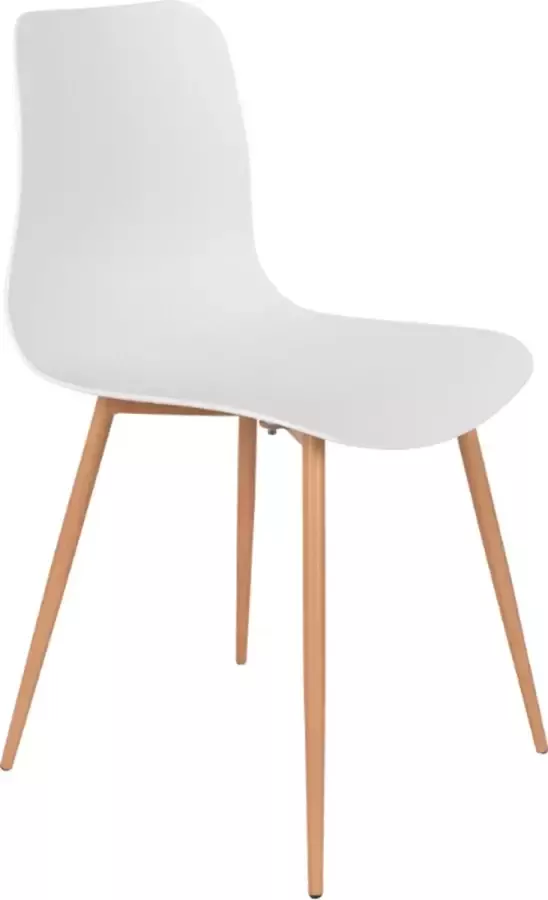 Houselabel Chair leonel (set van 2) white Stoelen