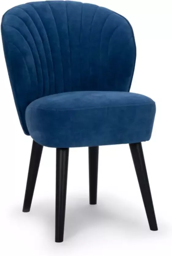 Houselabel Eetkamerstoel Onga Blauw Stoelen