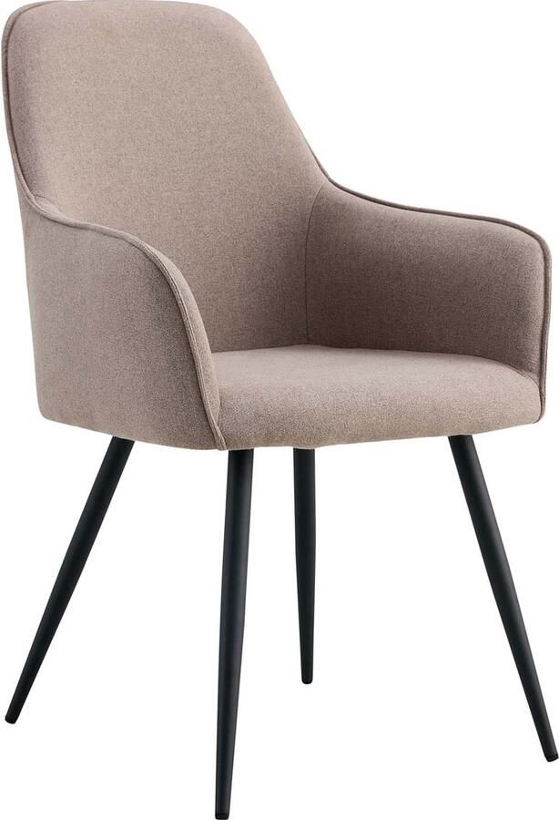 Housenordic Eetkamerstoel Harbo Steenkleur Set van 2