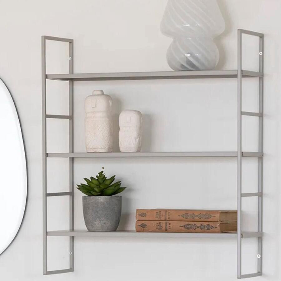 Housenordic Wandrek Beja 48x17x55 cm grijs staal