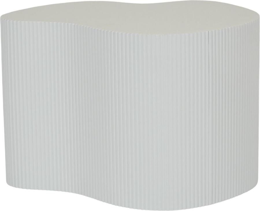 Housevitamin Bijzettafel Bijtende Lip MDF Wit 60x40x40cm Stijlvolle toevoeging aan uw interieur