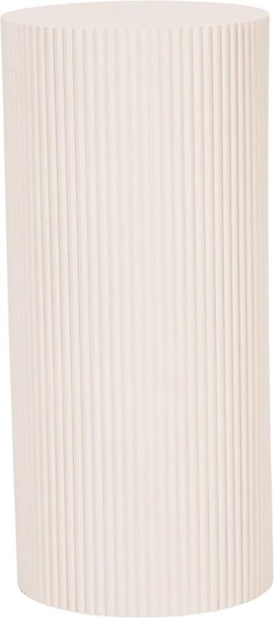 Housevitamin Bijzettafel Pilaar Cilinder MDF Zand 30x30x65cm