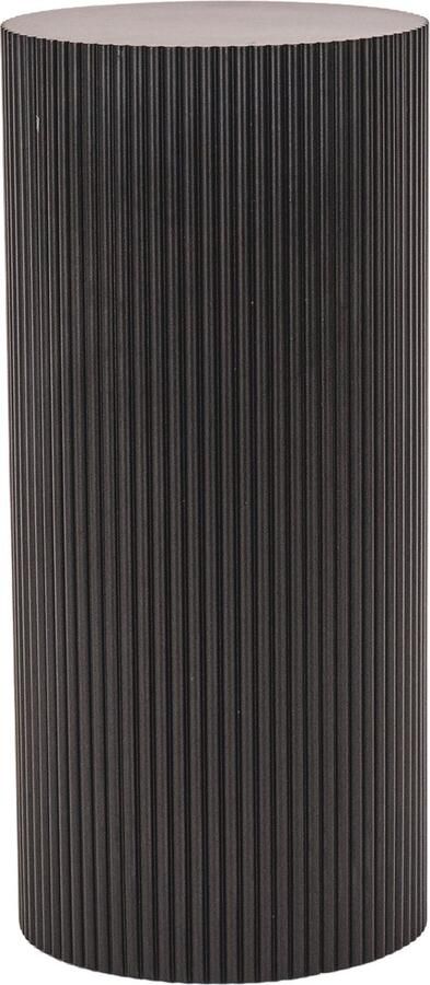 Housevitamin Bijzettafel Pilaar-Cilinder-MDF Taupe- 30x30x54cm. Laat je interieur stralen met deze moderne bijzettafel! - Foto 2