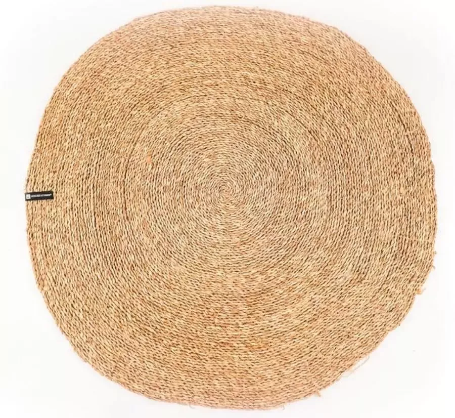 Housevitamin rond vloerkleed zeegras ø 120 cm