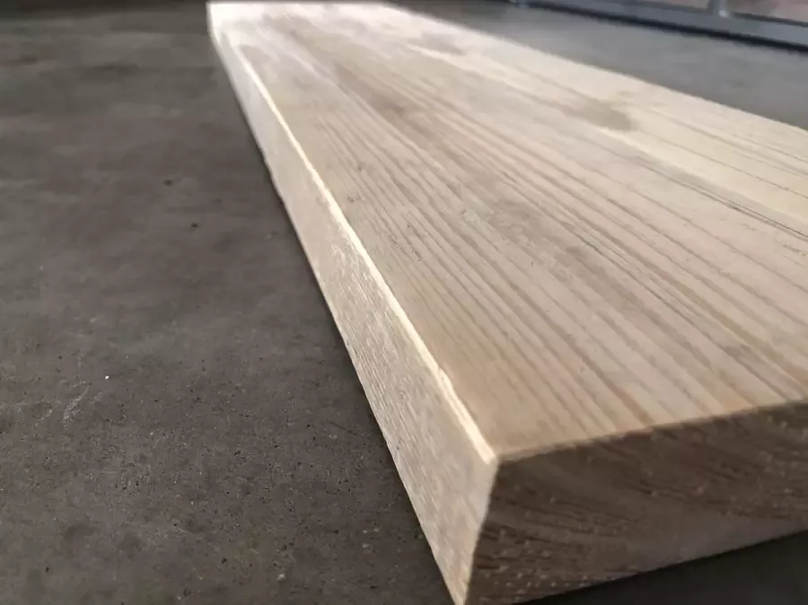 HOUTSHOPVANDYCKE.BE Steigerhouten plank Steigerplank 65 cm (2x geschuurd) Steigerhout Wandplank Boeken plank| Steigerplanken Landelijk Industrieel Loft Hout