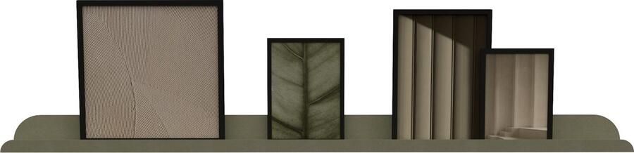 HOYA living Fotolijstplank metaal LIMA 120cm Kleur Salie wandplank fotoplank plank zwevend - Foto 2