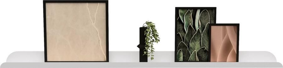 HOYA living Fotolijstplank metaal LIMA 120cm Kleur Wit wandplank fotoplank plank zwevend - Foto 2