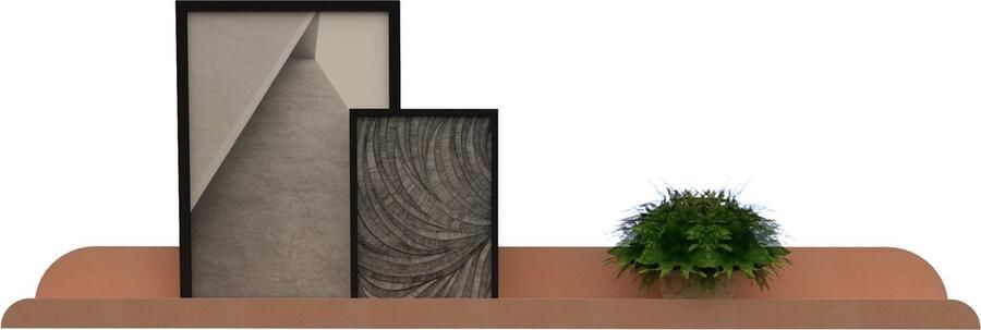 HOYA living Fotolijstplank metaal LIMA 80cm Kleur Blush wandplank fotoplank plank zwevend - Foto 2