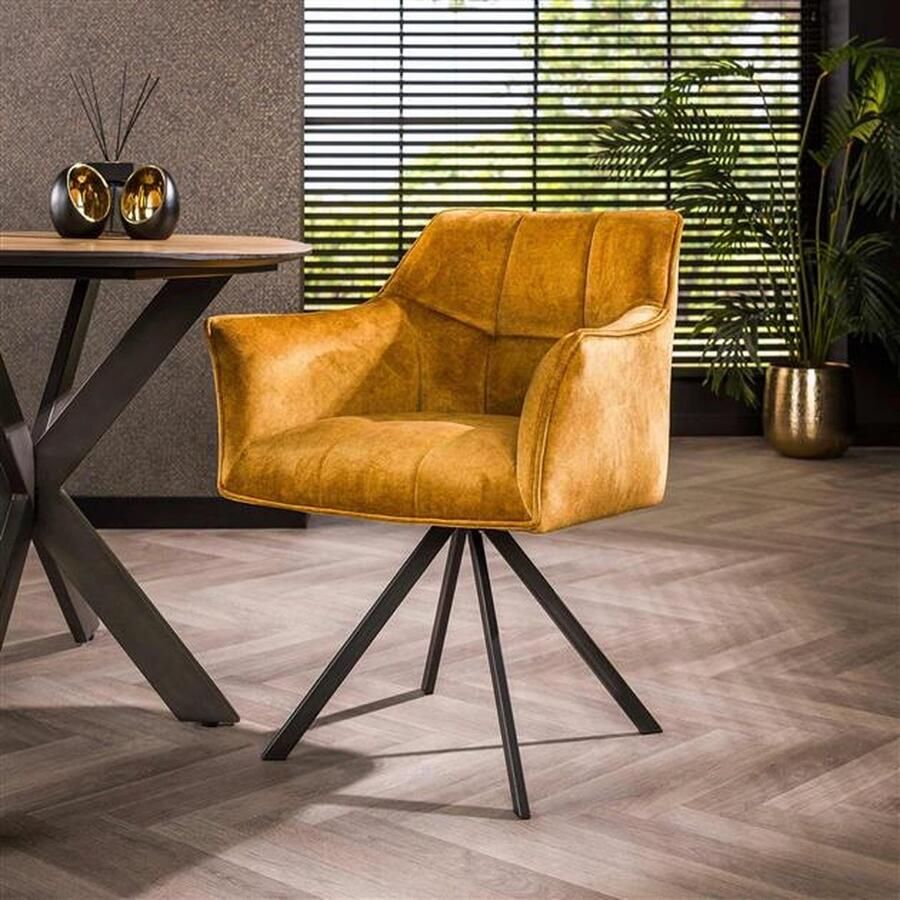 Hoyz Collection Armstoel Raster Draaibaar Set van 2