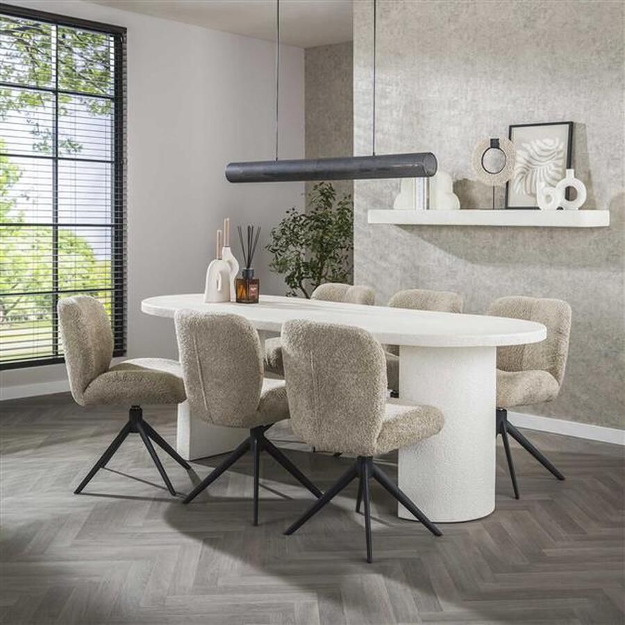 Hoyz Collection Eetkamertafel Arch Stone 215x90x77cm Marmer Composiet