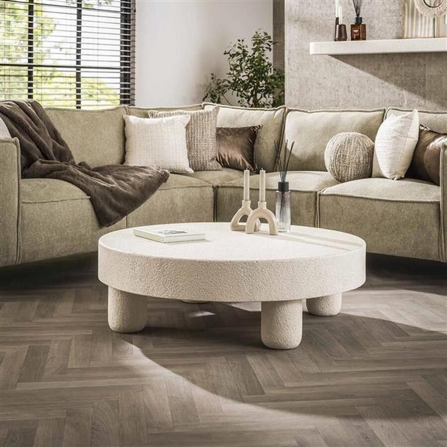 Hoyz Collection Salontafel Bulky Stone Marmer Composiet Ø110