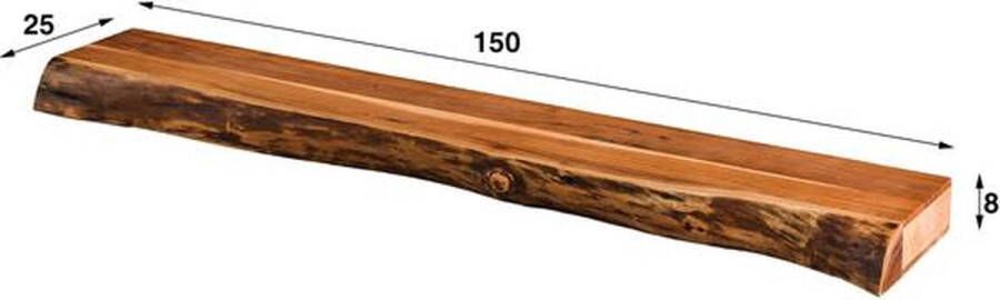 Hoyz Collection Wandplank Tree 150cm Acaciahout M