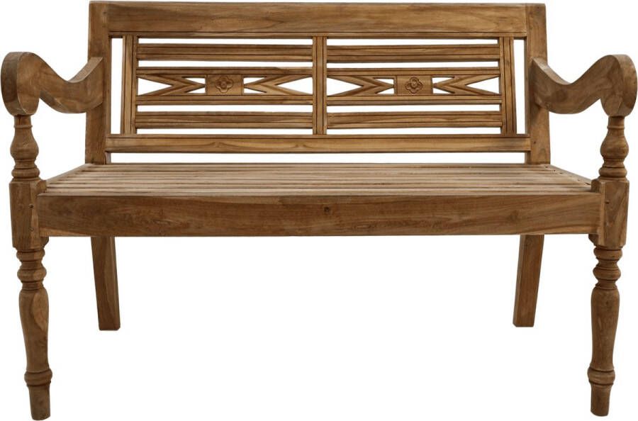 HSM Collection HSM Bankje Risban 120x65x88 Naturel Teak