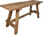 HSM Collection -Decoratieve bank Napels 100 cm blank teak - Thumbnail 2